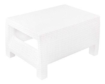 Стол садовый Ротанг 76,5х57х42см белый