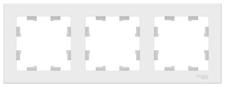 Рамка Schneider Electric AtlasDesign 3 поста, цвет белый, арт. ATN000103