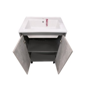 Тумба напольная Грэй 80х65х46,8см цвет бетон