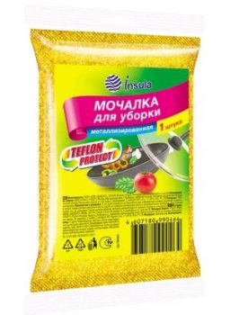 Мочалка металлическая для тефлона спираль 7х7х3 см 1 шт