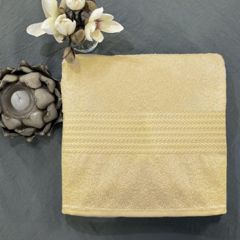 Полотенце 60х30 см сливочный