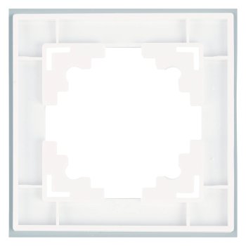 Рамка STEKKER Катрин 1 пост, цвет белый, арт. GFR00-7001-01