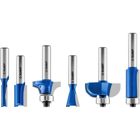 Фреза Зубр пазовая прямая 6 мм 6 шт Фреза Зубр пазовая прямая 6 мм 6 шт