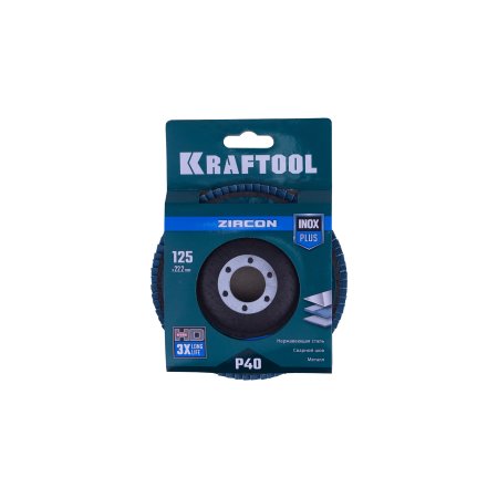 Круг лепестковый KRAFTOOL 125 мм