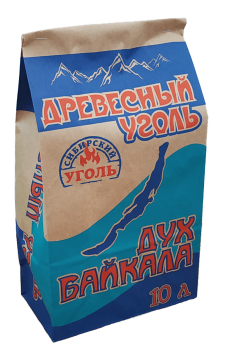 Уголь древесный Дух Байкала 1,3 кг 10л