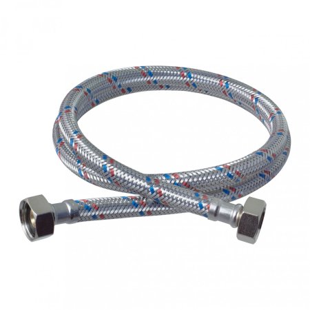 Гибкая подводка ELKA для воды 100см 1/2"х1/2" ПВХ гайка-гайка