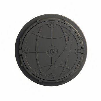 Люк канализационный тип ЛМ 725/565/45/25 мм черный