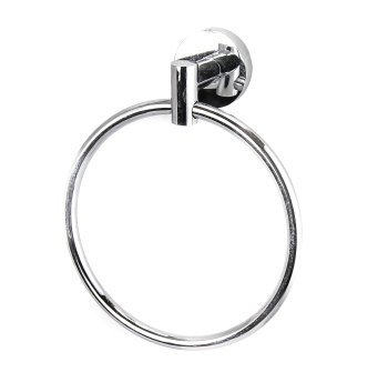 Полотенцедержатель 1 кольцо на саморезах хром серия F011