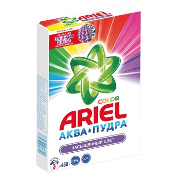 Стиральный порошок Ariel Color для стиральных машин 0,45кг для цветного белья