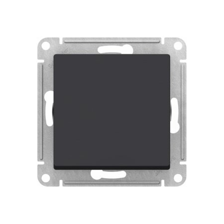 Переключатель встраиваемый Schneider Electric AtlasDesign Aqua IP44 1 кл. карбон, без подсветки, арт. ATN441061