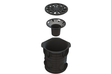 Дождесборник круглый с пластиковой решеткой S'park