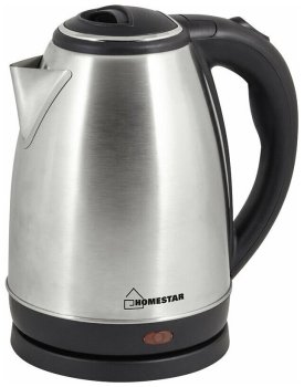 Чайник  1,8 л  HomeStar HS-1010 1500Вт цвет хром