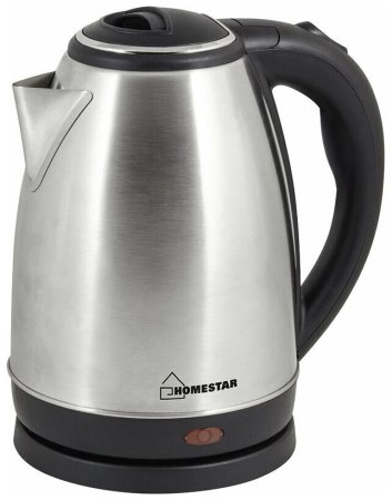 Чайник  1,8 л  HomeStar HS-1010 1500Вт цвет хром