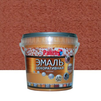Эмаль акриловая декоративная Palizh медь 0,9 кг