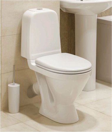 Унитаз-компакт Sanita Самара Самарский Эконом напольный  выпуск косой