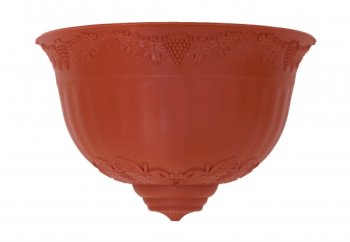 Кашпо настенное Ангара 2,6л Ø32см терракот