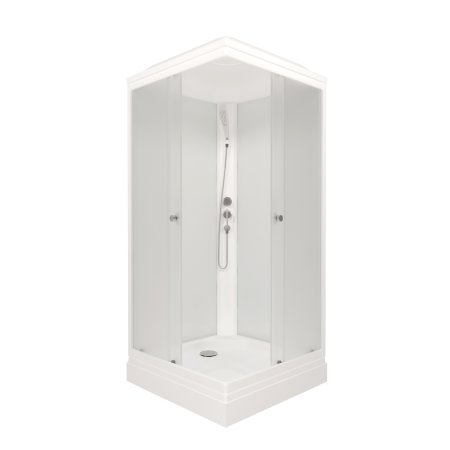 Кабина душевая Тритон Вельвет-К низкий поддон 90х90х217,5см матовое стекло