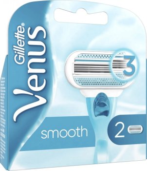 Кассеты сменные для бритвы Gillette Venus Smooth 2 шт