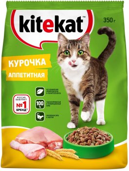 Корм сухой для кошек Kitekat Аппетитная курица 800г