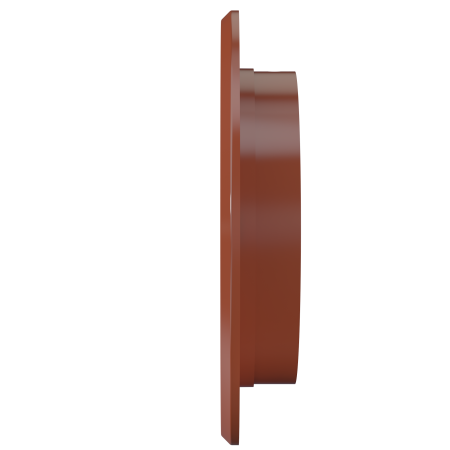 Решетка  РКН Ø13см 13,6 х 13,6 см терракотовая