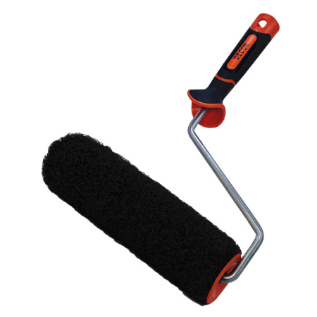 Валик для нанесения шпаклевки DECOR 180мм 50мм резина для нанесения шпаклевки