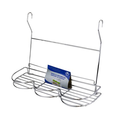 Полка навесная  AN52-130 цельный цвет хром 35см 265 мм 1 шт