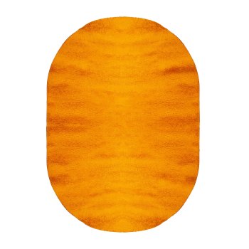 Ковер интерьерный Шерри овал 3х2м оранжевый