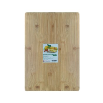 Доска разделочная 42х30см 5мм бамбук цвет коричневый