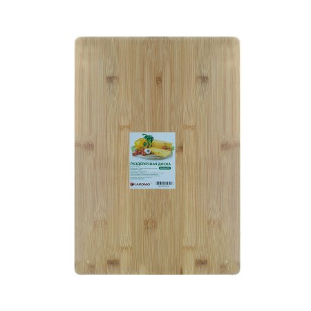 Доска разделочная 42х30см 5мм бамбук цвет коричневый