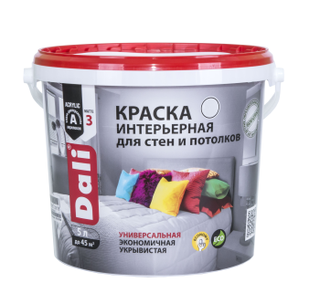 Краска водно-дисперсионная Dali интерьерная основа С 5 л
