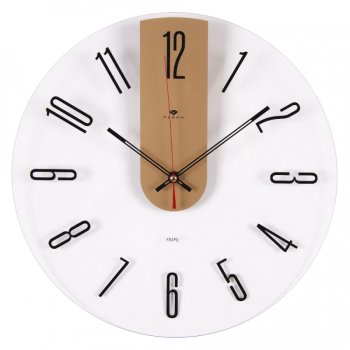 Часы настенные  Стиль Золото Ø39см цвет прозрачный