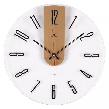 Часы настенные  Стиль Золото Ø39см цвет прозрачный