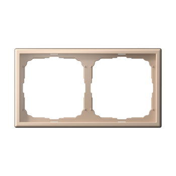 Рамка Systeme Electric ARTGALLERY 2 поста, цвет песочный, арт. GAL001202