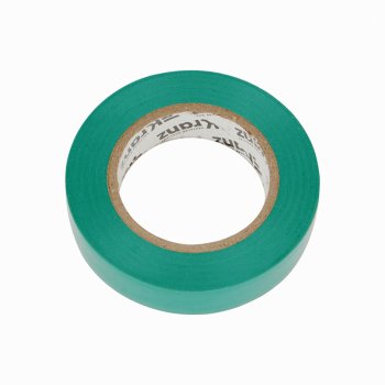 Изолента ПВХ Kranz 15мм*20м зелёная, до 6000В