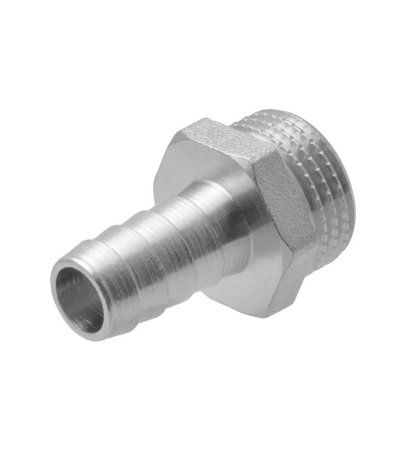 Штуцер под шланг с наружней резьбой НР 1/2" х12мм