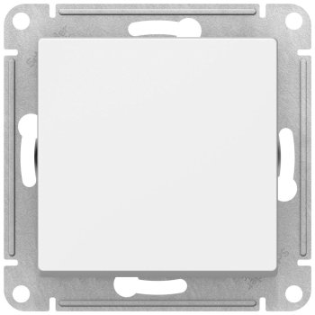 Переключатель встраиваемый Schneider Electric AtlasDesign 1 кл. белый, без подсветки, арт. ATN000161