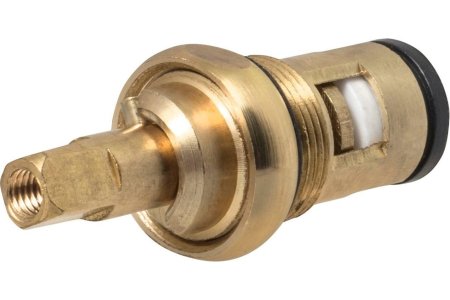 Кран-букса металлокерамическая М18 1/2" 5,3см цвет желтый 23 мм Кран-букса металлокерамическая М18 1/2" 5,3см цвет желтый 23 мм