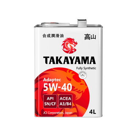 Масло моторное TAKAYAMA Adaptec 5W40 4л SN/CF