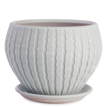 Горшок Мане Классик керамика 3,5л серый Горшок Мане Классик керамика 3,5л серый