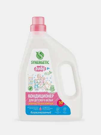 Кондиционер для белья Synergetic Нежное прикосновение 1500 мл Кондиционер для белья Synergetic Нежное прикосновение 1500 мл